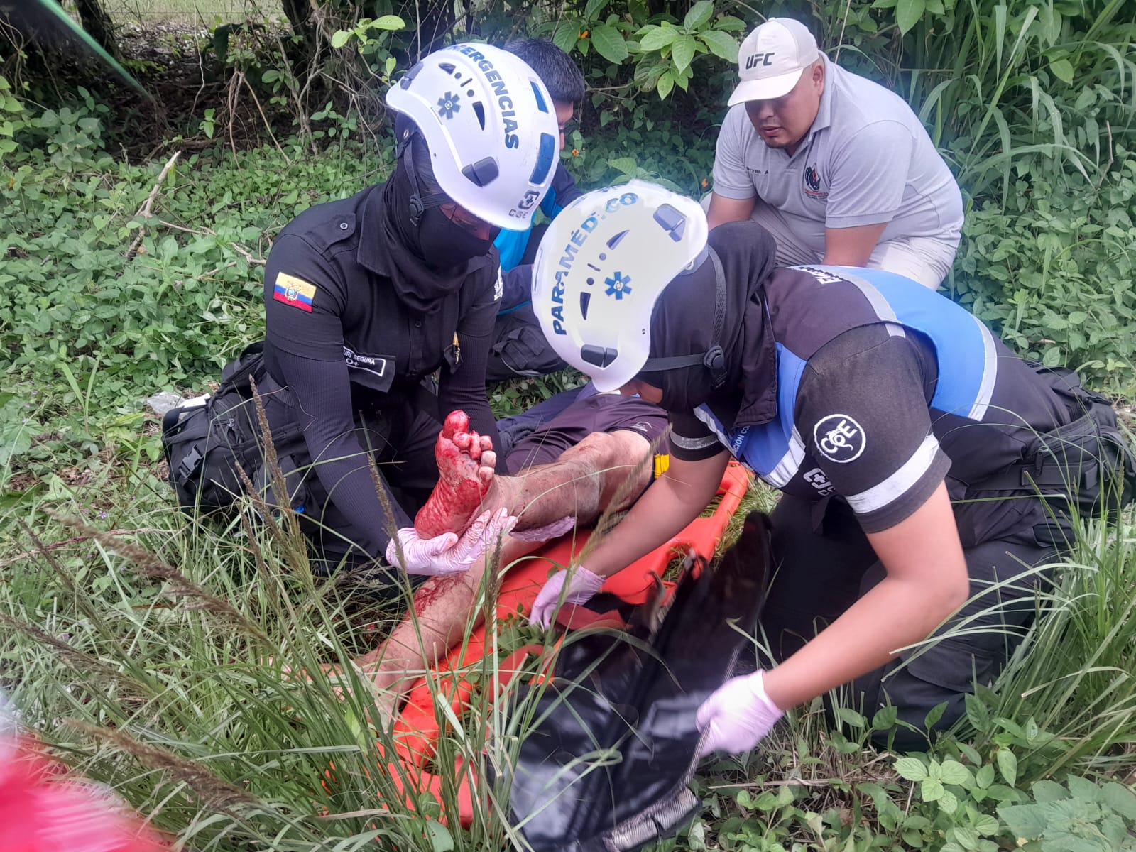 Héroes de Consulting Group atendieron emergencia de tránsito en la vía a Umpechico