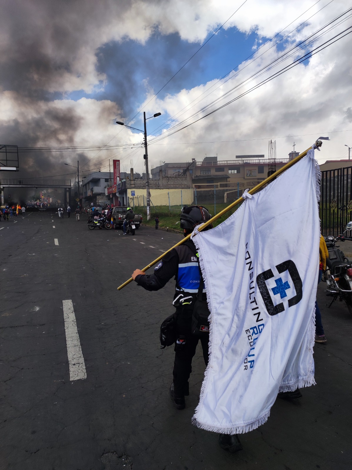 Voluntarios de la fundación Consulting Group brindaron apoyo humanitario durante el paro nacional