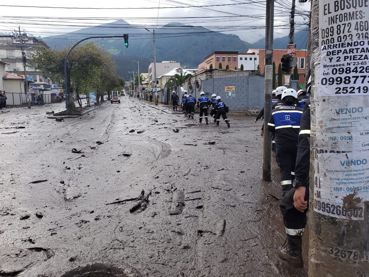 Respuesta Inmediata tras el Aluvión en La Gasca, Quito